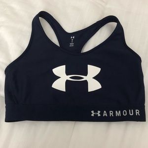 Navy Blue UA Sports Bra